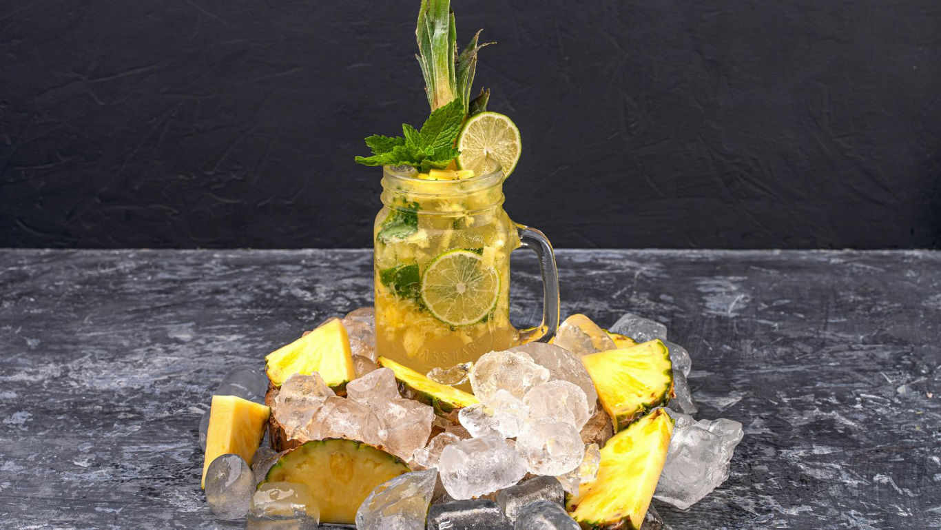 Cold Brew Pineapple Iced Tea For Refreshing Summer Sipping